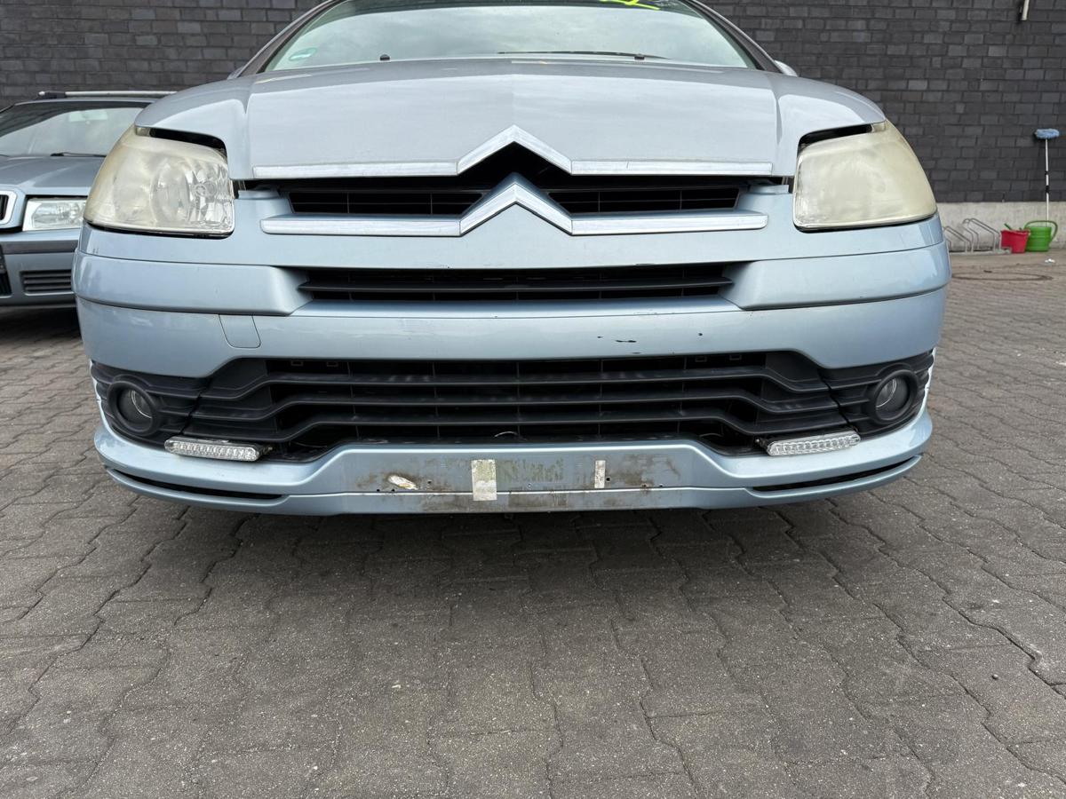 Citroen C4 original Stoßstange Stoßfänger vorne EYL Islandgrau BJ07